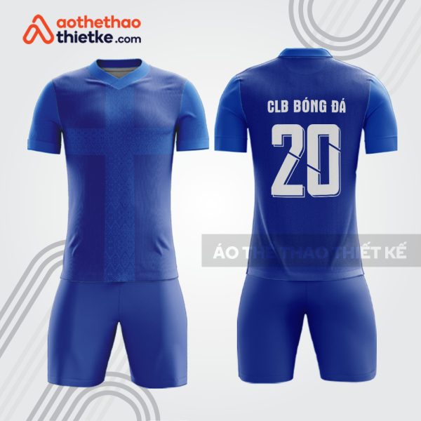 Bộ thể thao đá banh bdb916 màu xanh