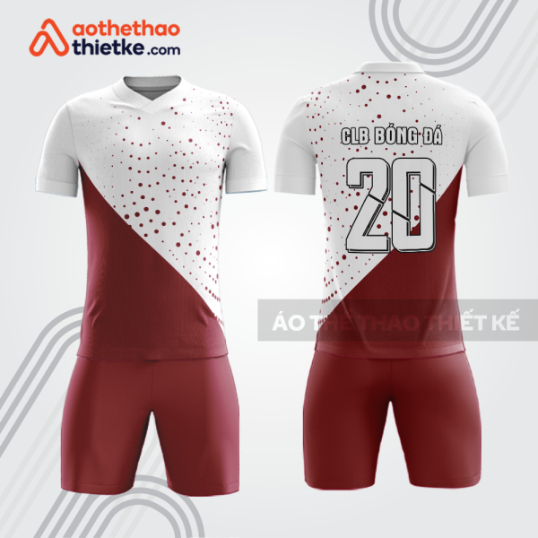 Bộ thể thao bóng đá đỏ trắng bdb965