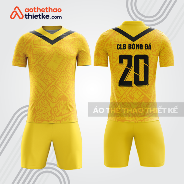 Bộ thể thao bóng đá màu vàng phối đen bdb993